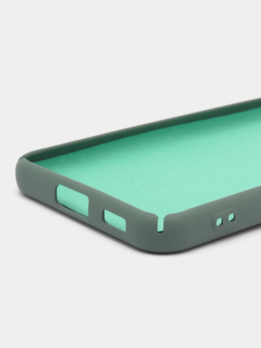 Зелёный хаки чехол силиконовый для Samsung Galaxy S22 (Самсунг Галакси С22), Silicone Cover