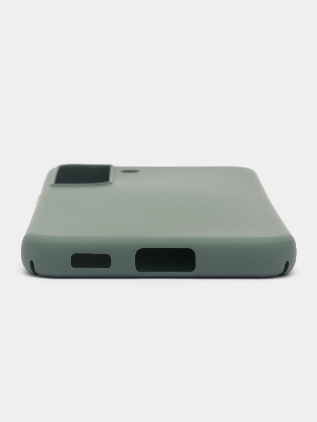 Зелёный хаки чехол силиконовый для Samsung Galaxy S22 (Самсунг Галакси С22), Silicone Cover