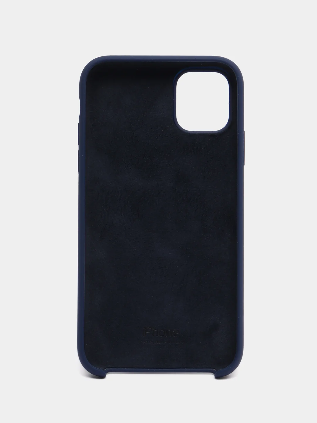 Темно-синий чехол Silicone Case для iPhone 11