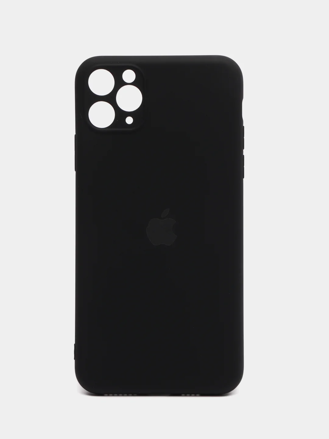 Черный чехол для iPhone 11 Pro Max с защитой камеры