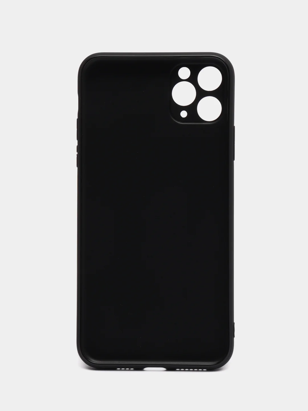 Черный чехол для iPhone 11 Pro Max с защитой камеры
