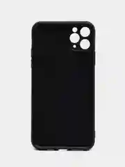 Черный чехол для iPhone 11 Pro Max с защитой камеры