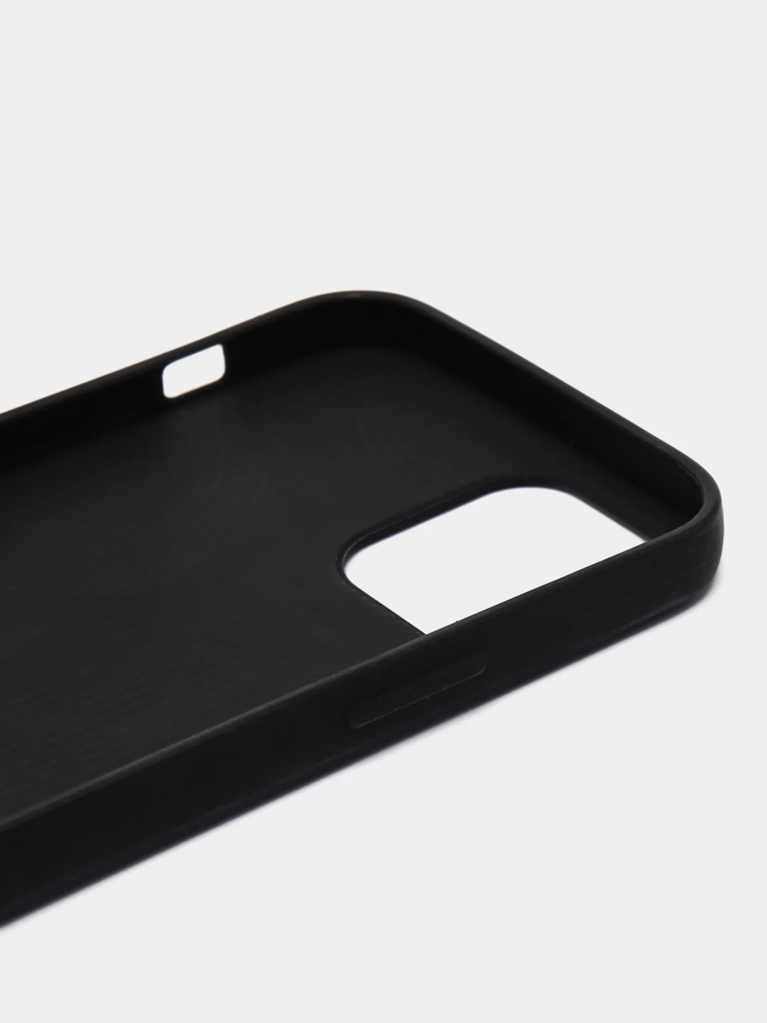 Синий чехол для iPhone 12/12 Pro с кожаной вставкой