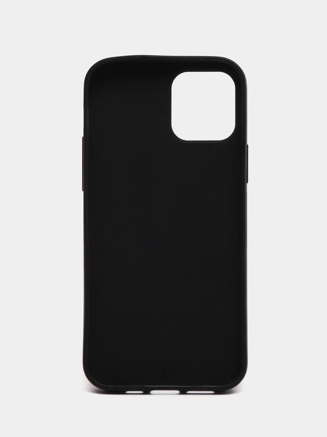 Красный чехол для iPhone 12/12 Pro с кожаной вставкой
