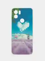 Лавандовый чехол для Xiaomi Redmi A1 Plus / A1+ A2+ Poco C51 (Сяоми Редми А1 Плюс / А1+) с рисунком