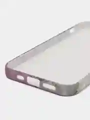 Тёмно-бордовый чехол для iPhone 12/12 Pro с принтом под мрамор