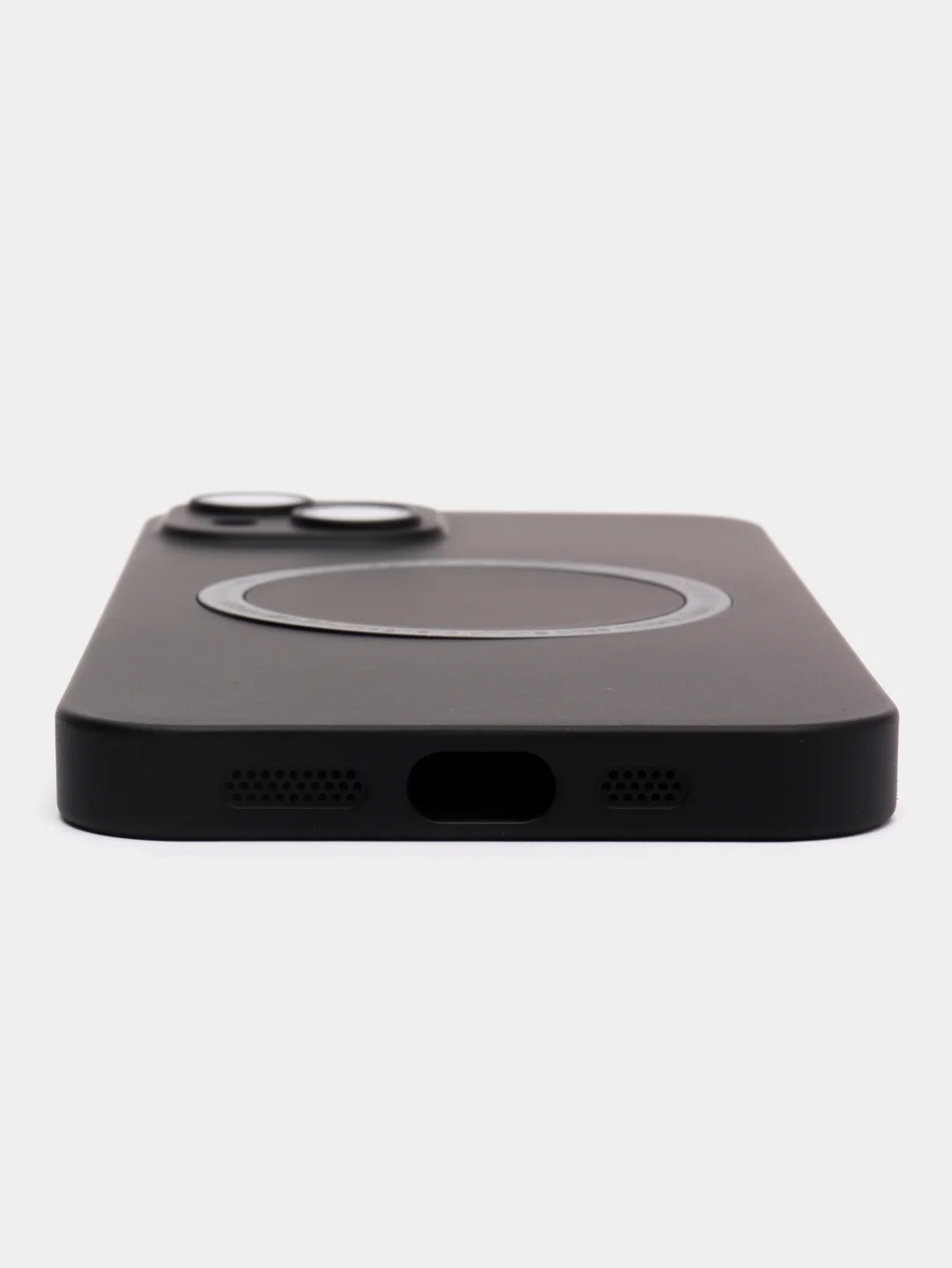 Черный чехол MagSafe для iPhone (Айфон) 13, 14, Pro