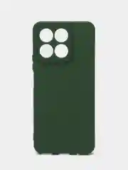 Тёмно-зелёный чехол силиконовый для Huawei Honor X8a (Хуавей Хонор Х8а) Silicone Cover