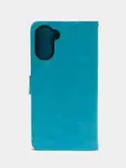 Голубой чехол книжка для Realme 10 Pro, Realme 10 Pro+, кожаный PU