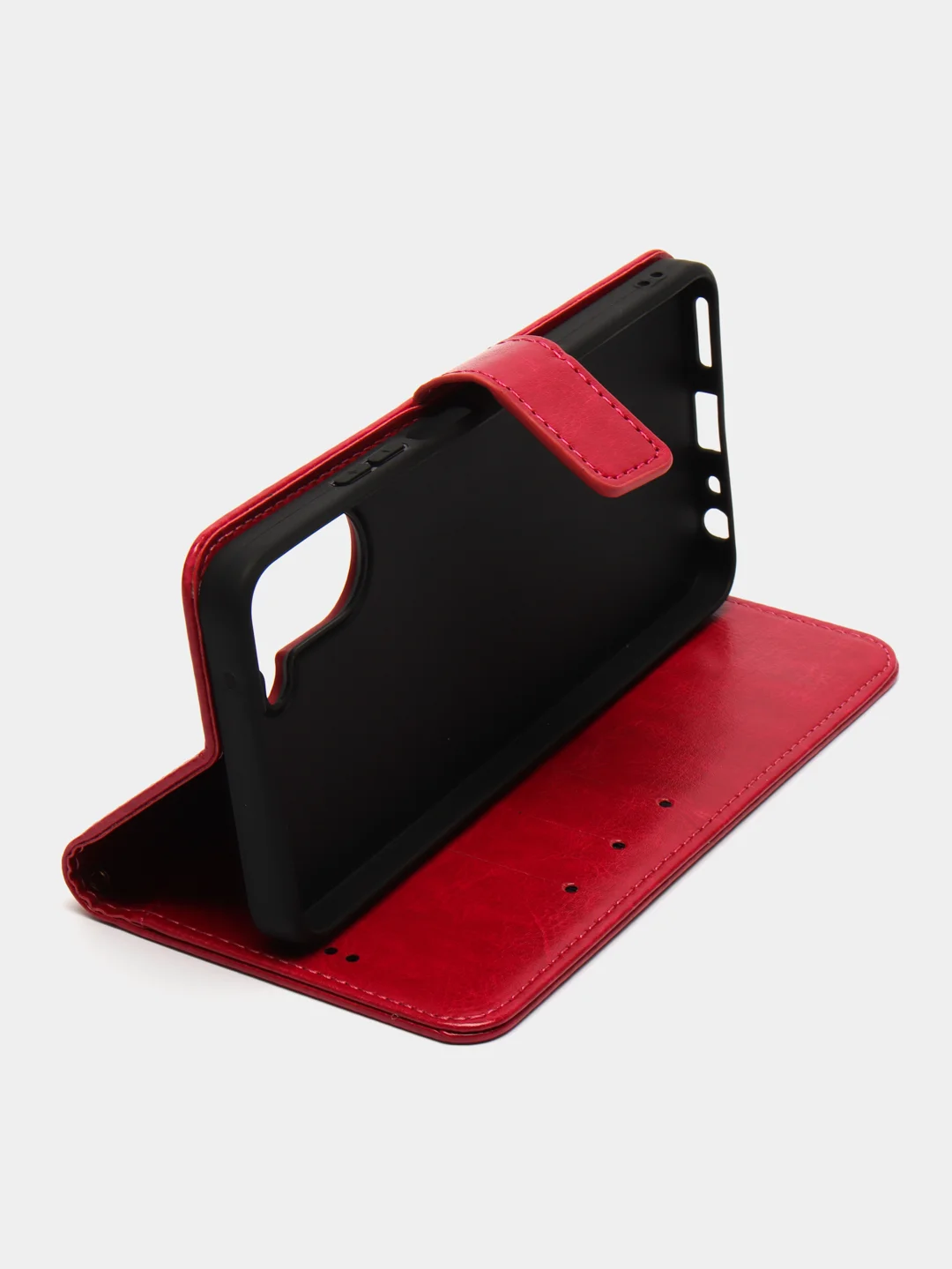 Темно-синий чехол книжка для Realme 10 Pro, Realme 10 Pro+, кожаный PU