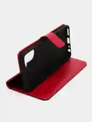 Темно-синий чехол книжка для Realme 10 Pro, Realme 10 Pro+, кожаный PU