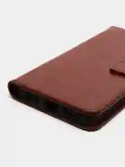 Коричневый чехол книжка для Realme 10 Pro, Realme 10 Pro+, кожаный PU