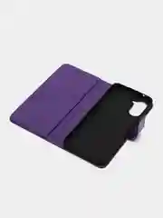 Фиолетовый чехол книжка для Realme 10 Pro, Realme 10 Pro+, кожаный PU