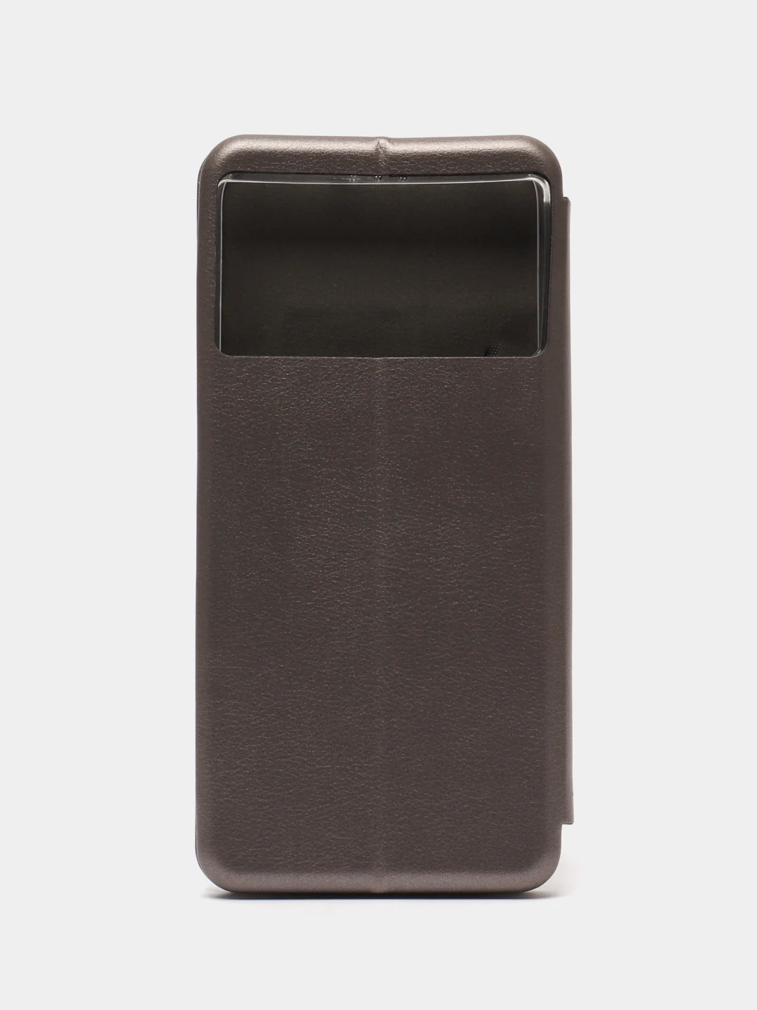 Серебряный чехол-книжка Xiaomi Poco M5 / Poco M4 5G  (Поко М5)
