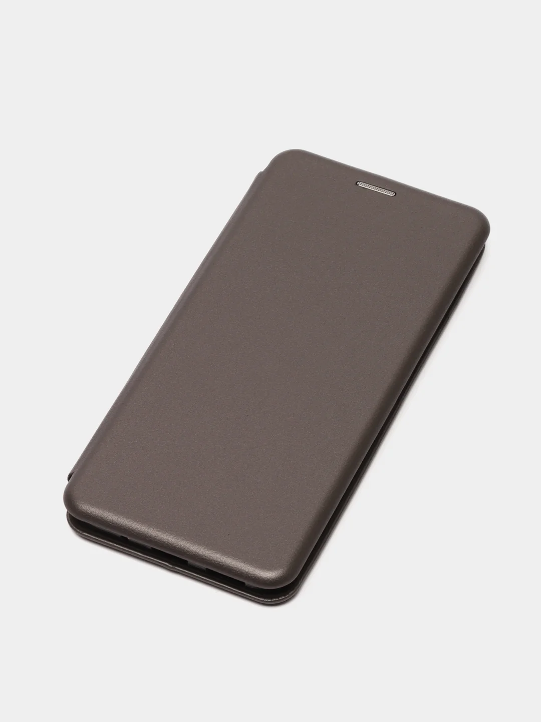 Серебряный чехол-книжка Xiaomi Poco M5 / Poco M4 5G  (Поко М5)