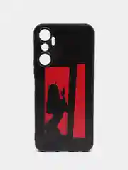 Рыжий силиконовый чехол для infinix Hot 20 4G, с принтом, с рисунком (Инфиникс Хот 20 4г)