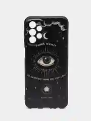Индиго силиконовый чехол для Samsung Galaxy A23, с принтом, с рисунком (Самсунг Галакси А23)