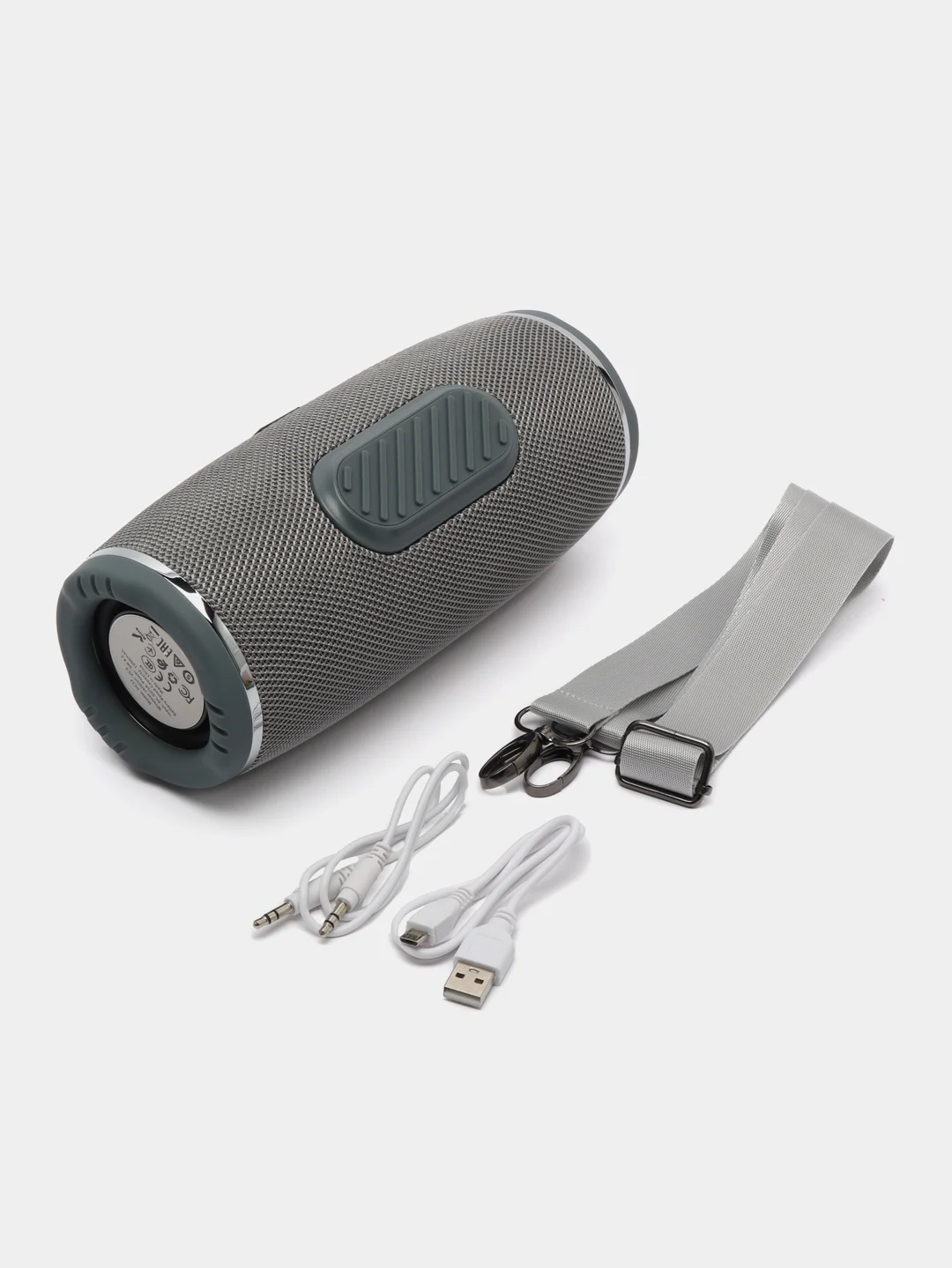 Серый портативная колонка Bluetooth HC12, влагостойкая музыкальная акустика