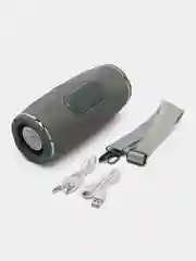 Серый портативная колонка Bluetooth HC12, влагостойкая музыкальная акустика