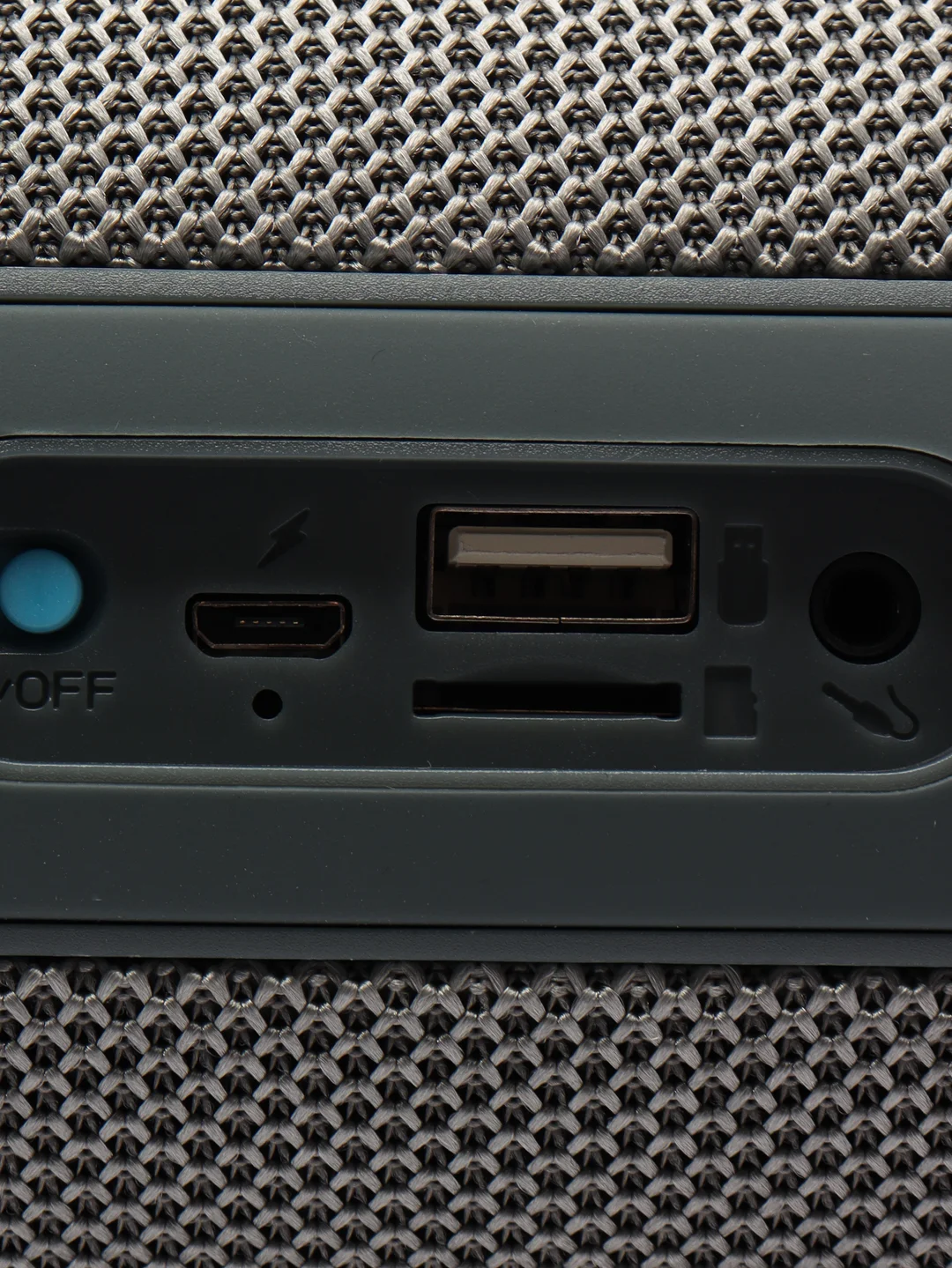 Серый портативная колонка Bluetooth HC12, влагостойкая музыкальная акустика