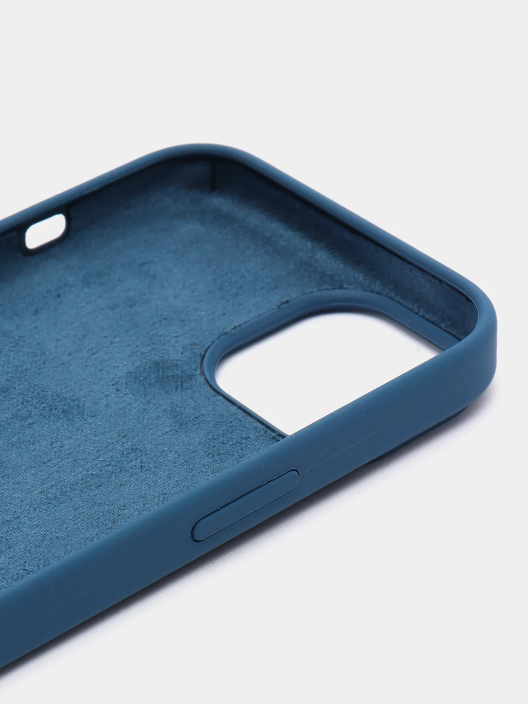 Тёмно-бирюзовый чехол Silicone Case для iPhone 14, 14 Pro, 14 Plus, 14 Pro Max, с закрытым низом