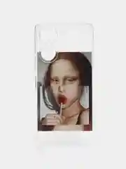 Багровый чехол для Tecno Camon 19 / 19 Pro, с принтом, с рисунком (Техно Камон 19 Про)