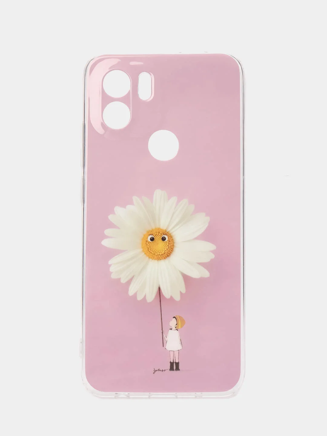Сиреневый чехол для Xiaomi Redmi A1 Plus / A1+ A2+ Poco C51 (Сяоми Редми А1 Плюс / А1+) с рисунком