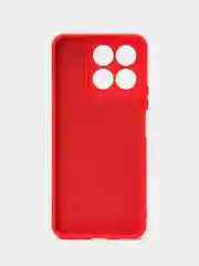 Красный чехол силиконовый для Huawei Honor X8a (Хуавей Хонор Х8а) Silicone Cover