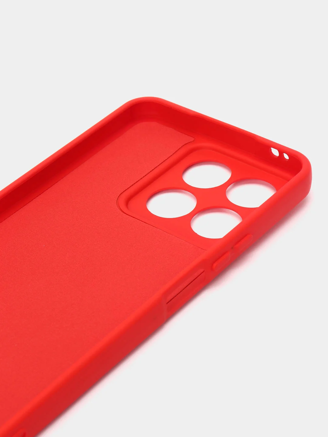 Красный чехол силиконовый для Huawei Honor X8a (Хуавей Хонор Х8а) Silicone Cover