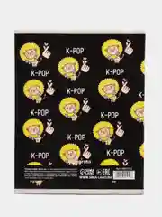 Золотой тетрадь 48 листов в клетку K-pop