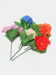 Индиго искусственные цветы. Климатисы (букет). Композиция. Высота: 210 мм