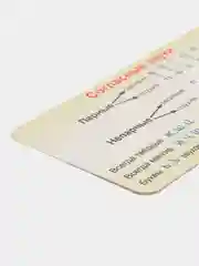 Бронзовый обучающая карточка-шпаргалка односторонняя "По русскому языку", 90*180 мм