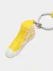 Желтый силиконовый брелок "Кед", 4 вида