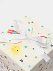 Молочный коробка пожарочная, новогодняя, "С Новым 2025 годом!" 12 х 12 х 12 см