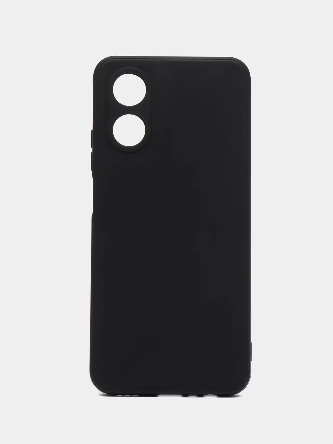 Черный чехол для OPPO A17 / A17K (Оппо А17 / 17К), силиконовый прозрачный