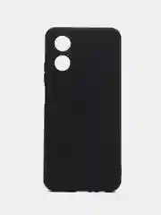 Черный чехол для OPPO A17 / A17K (Оппо А17 / 17К), силиконовый прозрачный
