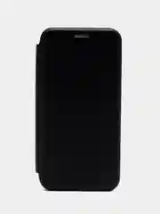 Черный чехол-книжка для Honor 9 s, Huawei Y5P, Хонор 9 s,  экокожа