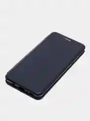 Темно-синий чехол-книжка для Samsung Galaxy A21s, A 21s, экокожа, Самсунг А21с