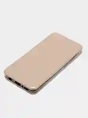 Золотой чехол-книжка для Samsung Galaxy A21s, A 21s, экокожа, Самсунг А21с