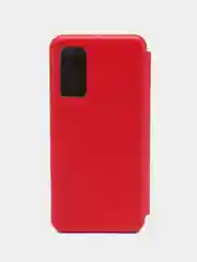 Красный чехол-книжка для Samsung Galaxy S20FE, S 20FE, S 20 FE, экокожа