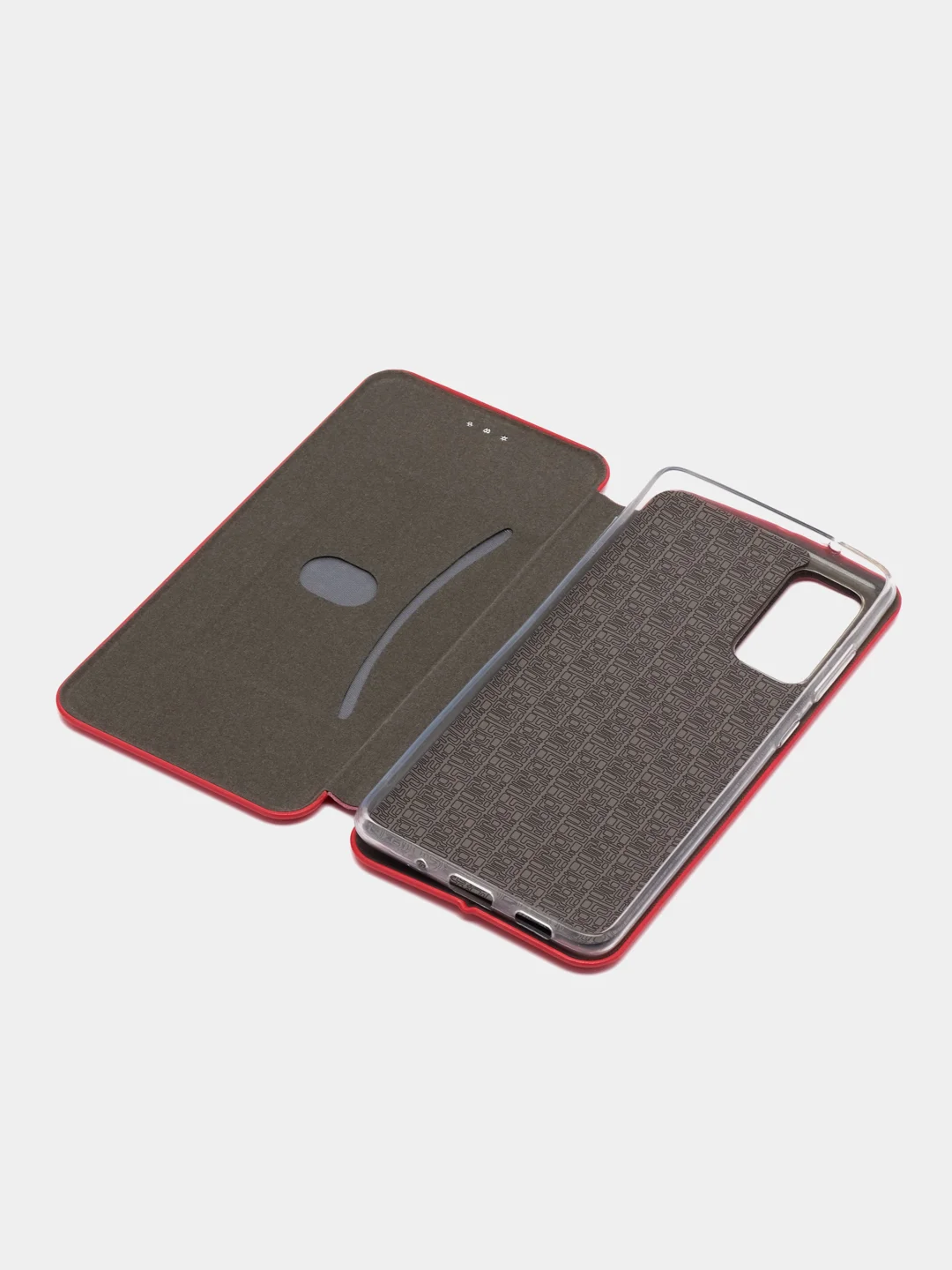 Красный чехол-книжка для Samsung Galaxy S20FE, S 20FE, S 20 FE, экокожа