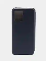 Темно-синий чехол-книжка для Realme 8 (Реалми 8)