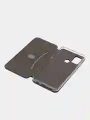 Синий чехол-книжка для Samsung Galaxy A21s, A 21s, экокожа, Самсунг А21с
