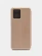 Золотой чехол-книжка для Realme 8 (Реалми 8)
