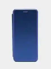 Синий чехол-книжка для Realme C 21 / C21 / Реалми С 21 / C21, экокожа