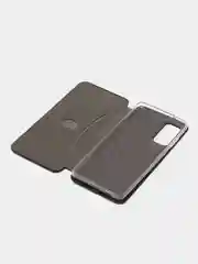 Черный чехол-книжка для Samsung Galaxy S20FE, S 20FE, S 20 FE, экокожа