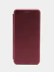 Бордовый чехол-книжка для Realme 8 (Реалми 8)