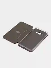 Бордовый чехол-книжка для Samsung Galaxy J 7 (2016), Samsung J7 (2016), Самсунг J 7 экокожа