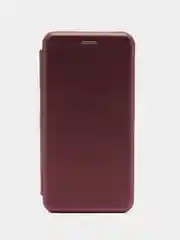 Бордовый чехол-книжка для Samsung Galaxy J 7 (2016), Samsung J7 (2016), Самсунг J 7 экокожа