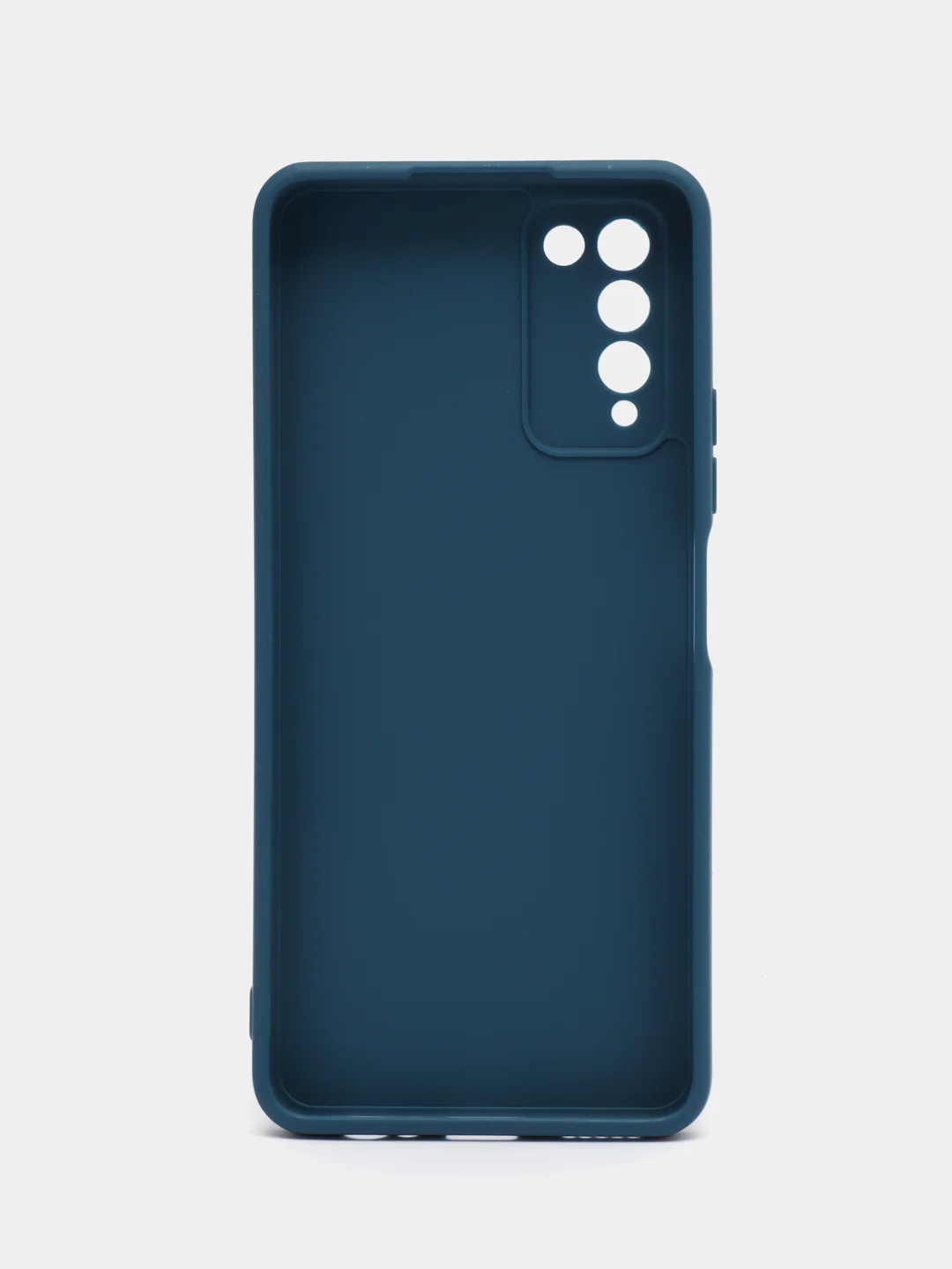 Синий силиконовый чехол на Honor 10X Lite ( Хонор 10Х Лайт) защита камеры